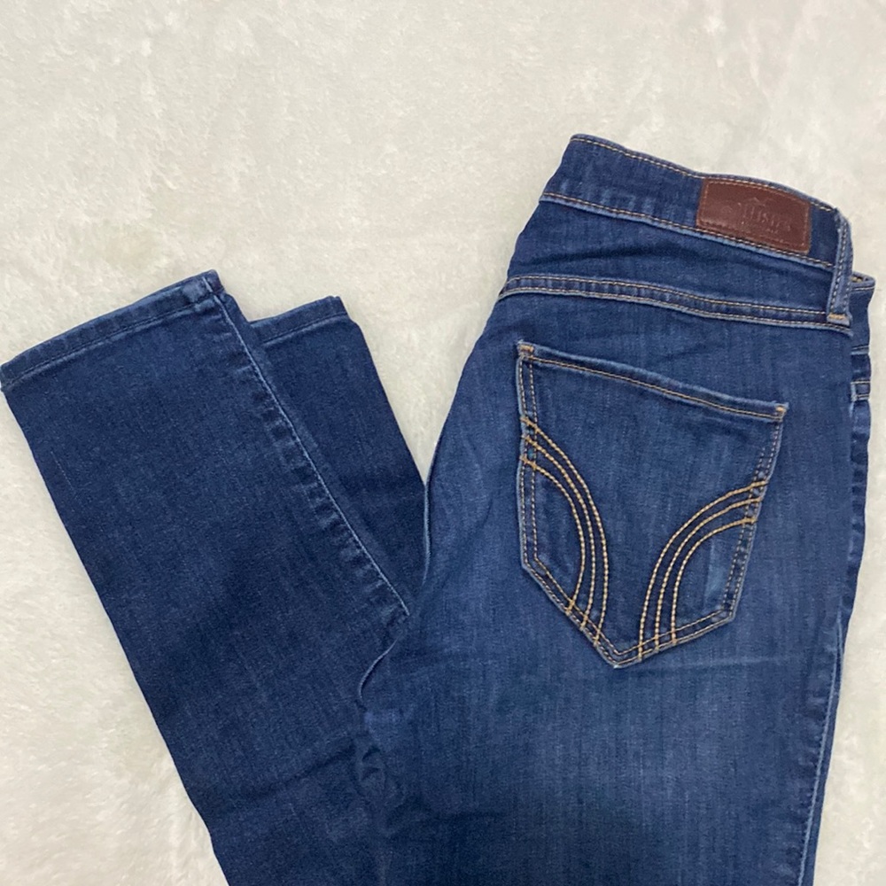 Women’s mid-rise super skinny Hollister  jeans
